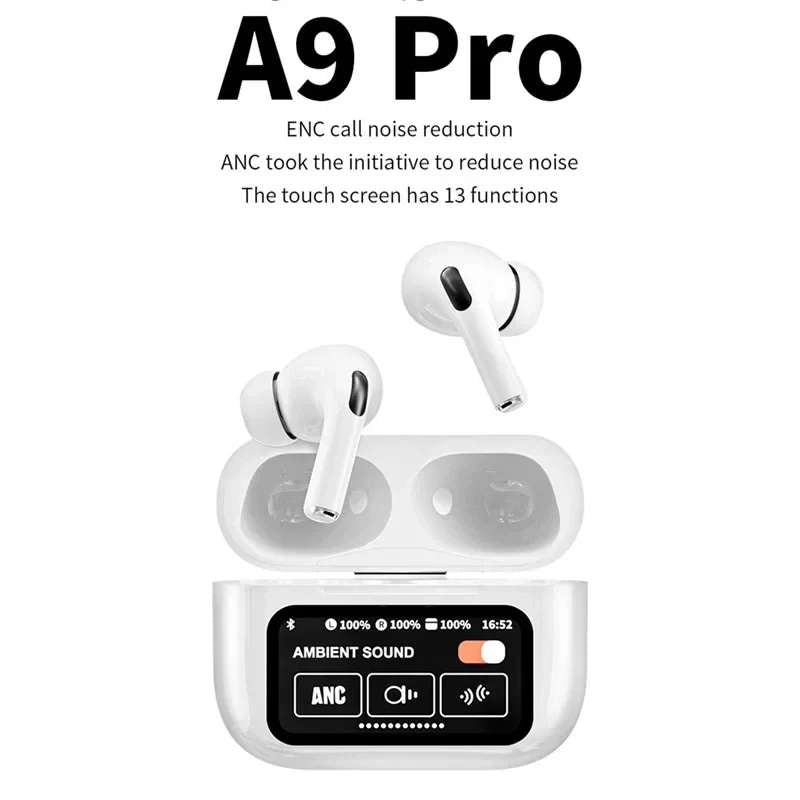 A9 Pro True Wireless Earbuds with Noise Cancellation
