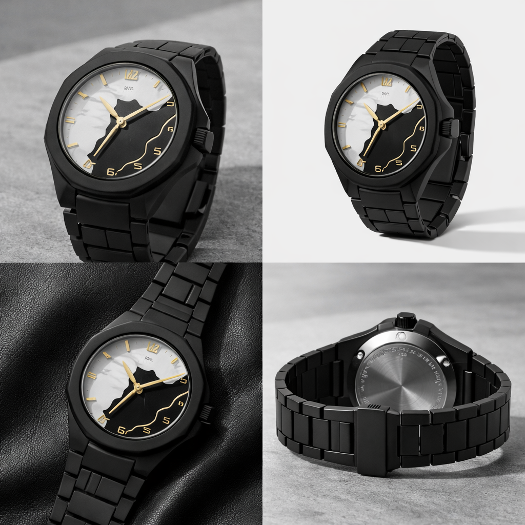 Tiger Style Black Aura Watch